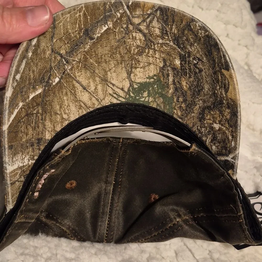 Rocky Mountain Elk Foundation New Edge REALTREE Snapback Hat - New